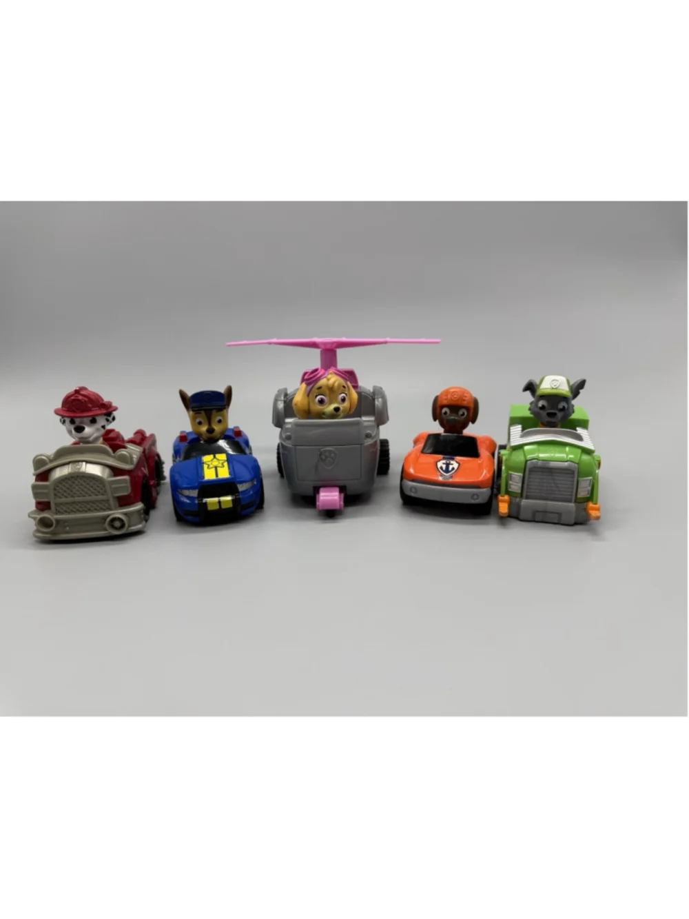 Paw Patrol Vehicle Pups Lot Skye Chase Marshall Rocky Zuma